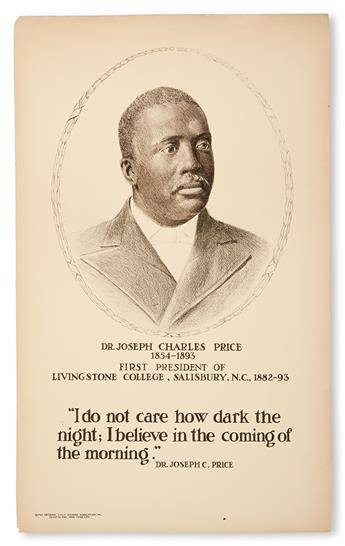 (EDUCATION.) Dr. Joseph Charles Price (1854-1893), First President of Livingstone College, Salisbury, N.C. 1882-93.